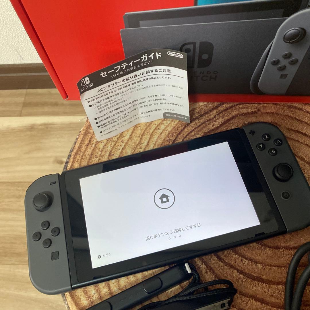 Nintendo Switch ニンテンドースイッチ本体　グレー ⑥