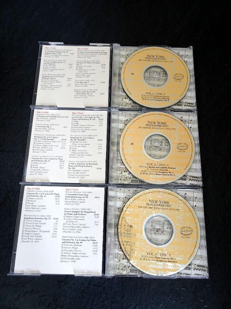 ニューヨークフィル　HISTORIC BROADCASTS 1923-1987