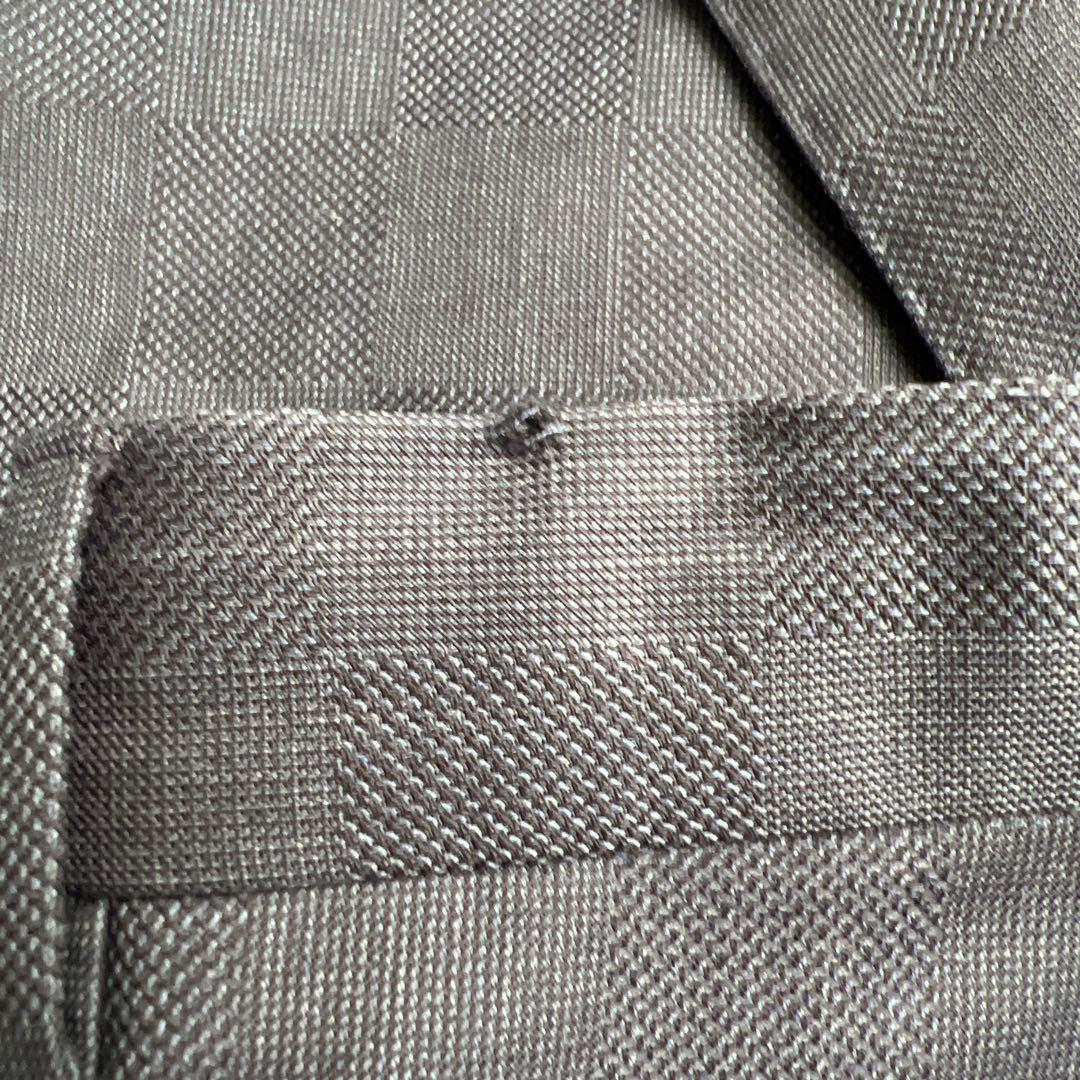 EMPORIO ARMANI ネイビー チェック柄 スーツ