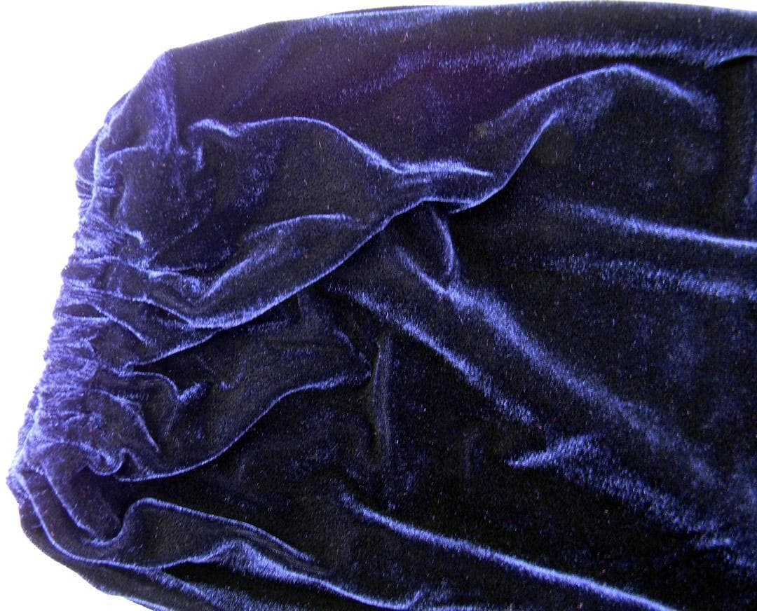 太極拳 ベロア調 太極服 上下 L サイズ 男女両用 藏青色【新品】