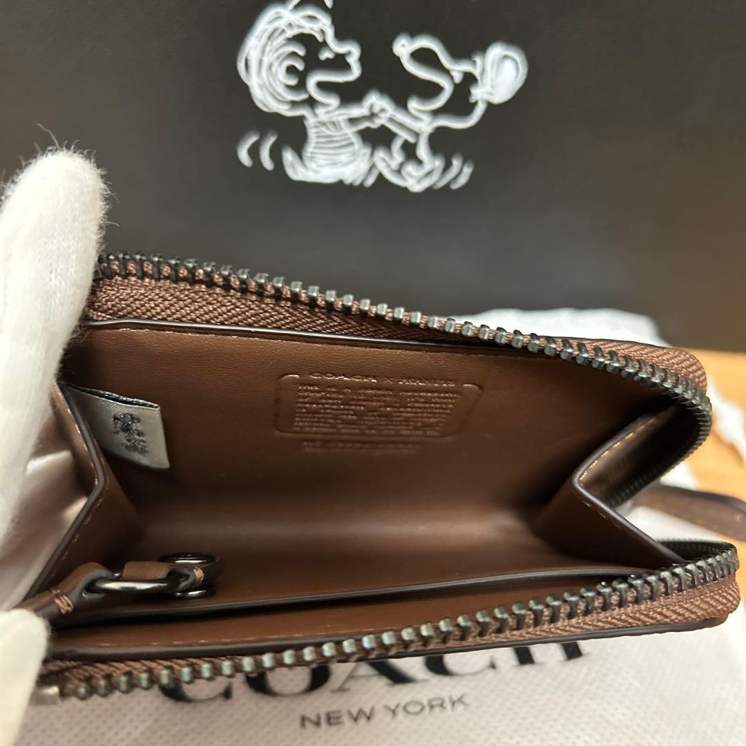 【COACH X PEANUTS】コーチ ジップ キー ケース・スヌーピー