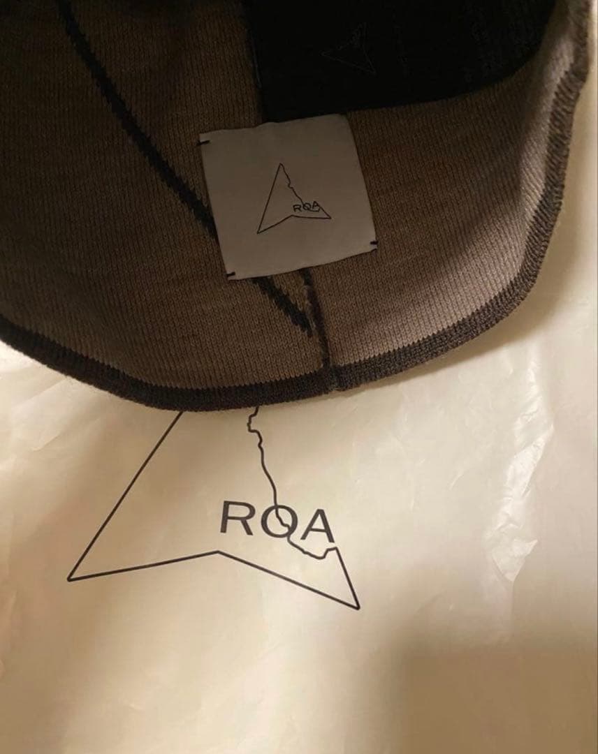 ROA ビーニー　25SS Dark-Brown