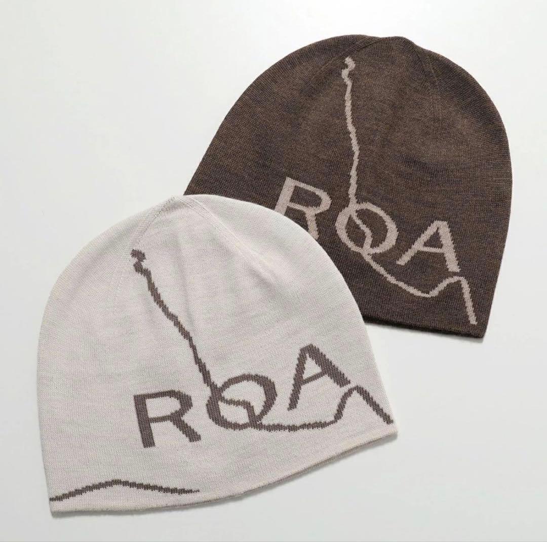 ROA ビーニー　25SS Dark-Brown
