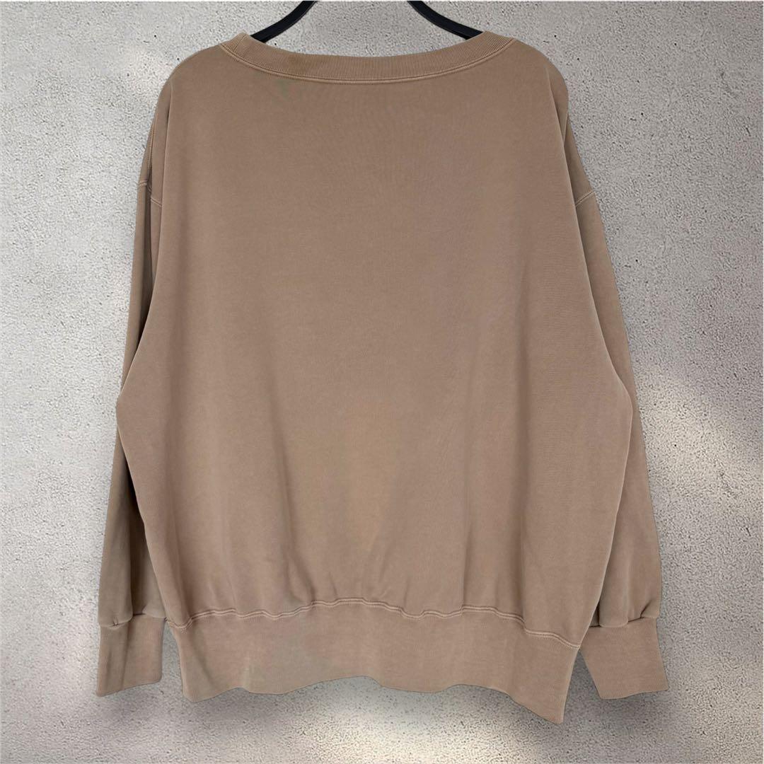 新品 タグ類無 Whim Gazette ピグメントロゴウラケプルオーバー Be