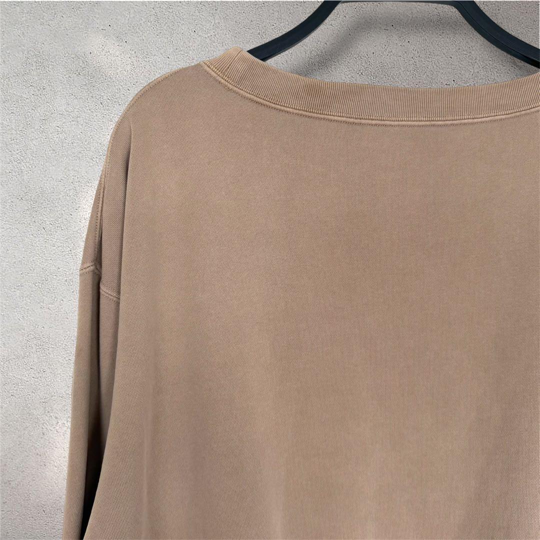 新品 タグ類無 Whim Gazette ピグメントロゴウラケプルオーバー Be