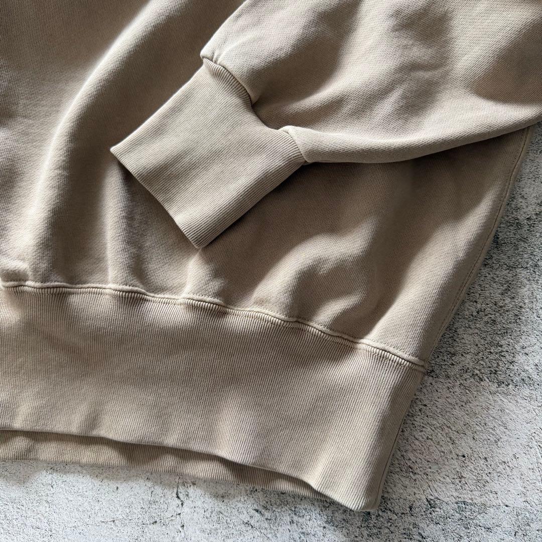 新品 タグ類無 Whim Gazette ピグメントロゴウラケプルオーバー Be