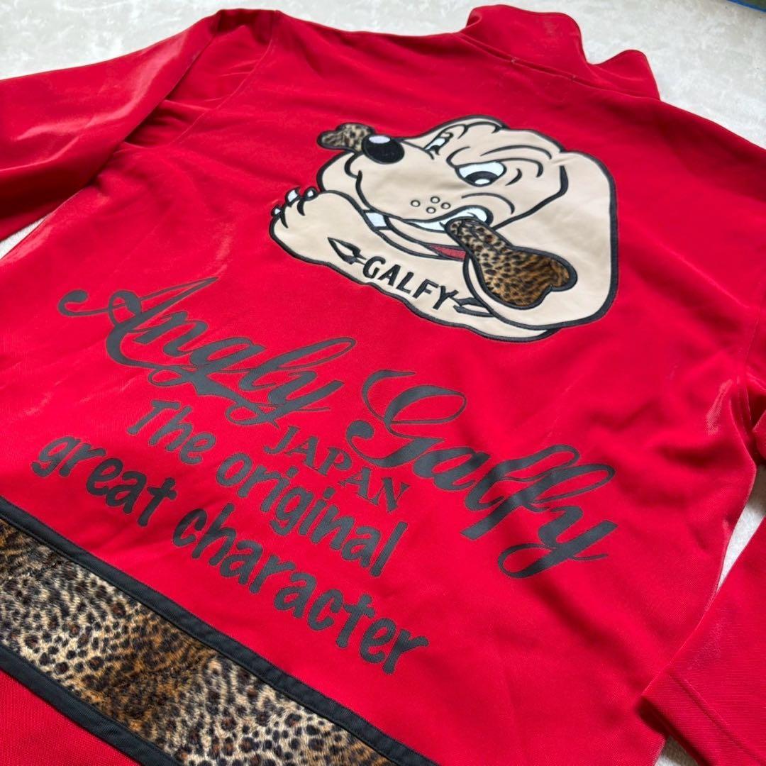 GALFY(ガルフィー)怒顔アングリー 人気キャラ刺繍 上下セットアップ