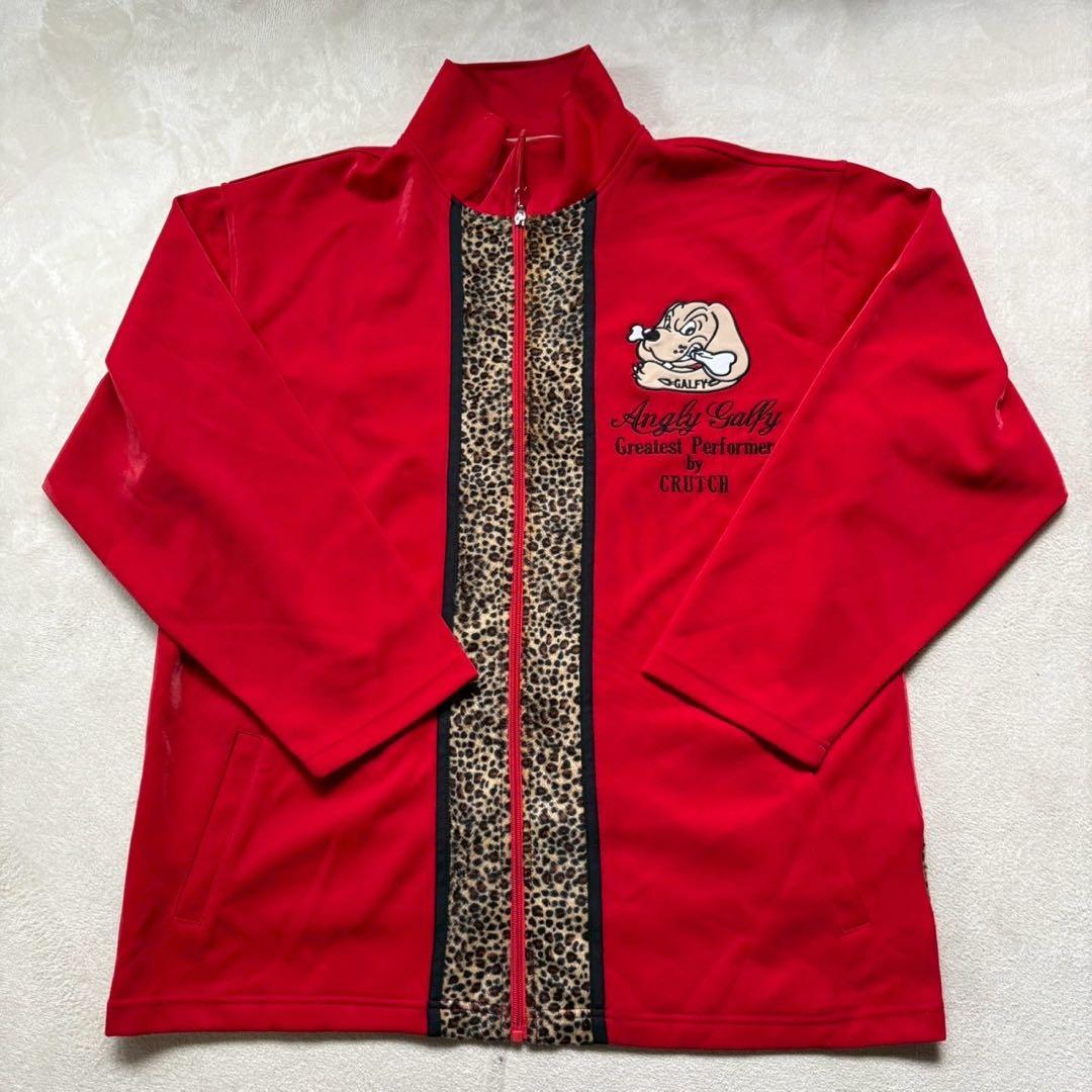 GALFY(ガルフィー)怒顔アングリー 人気キャラ刺繍 上下セットアップ