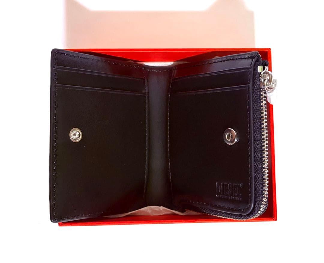 【週末割大特価！！！】DIESEL 1DR コンパクト財布 ケース 箱付き