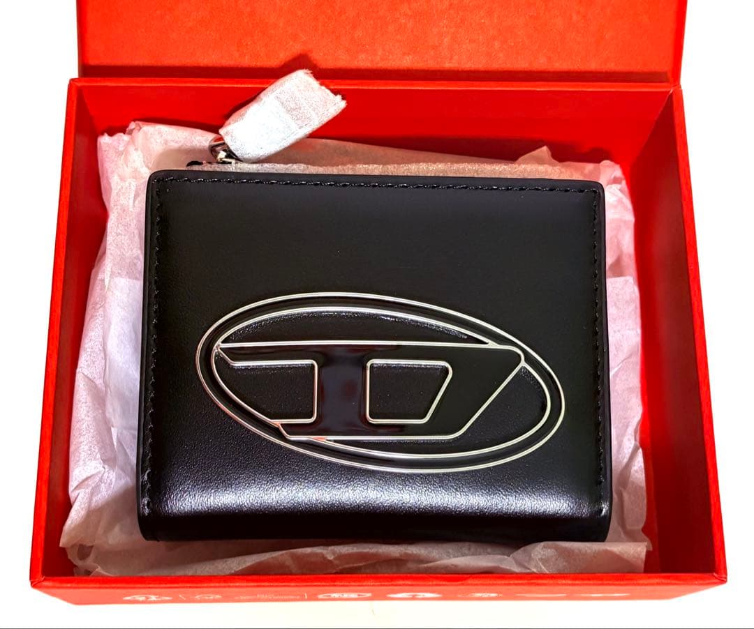 【週末割大特価！！！】DIESEL 1DR コンパクト財布 ケース 箱付き