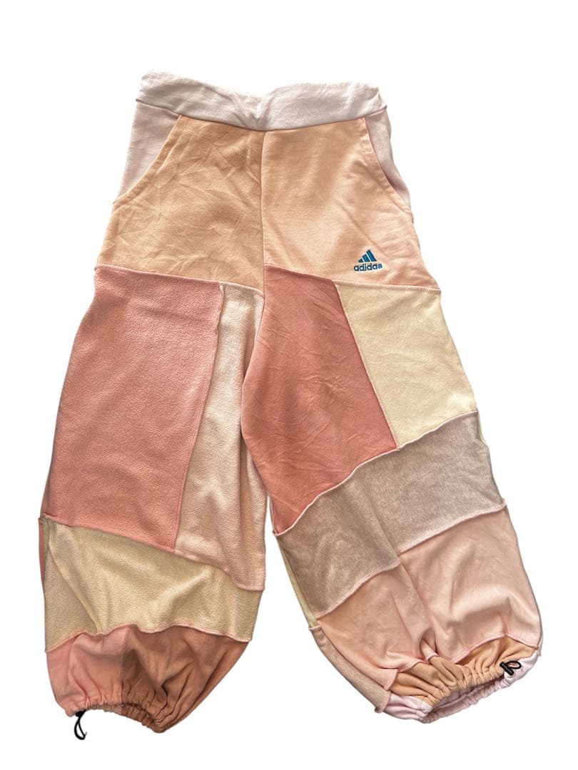 お値下げ 古着リメイク スウェットパンツ パッチワーク 再構築 y2k