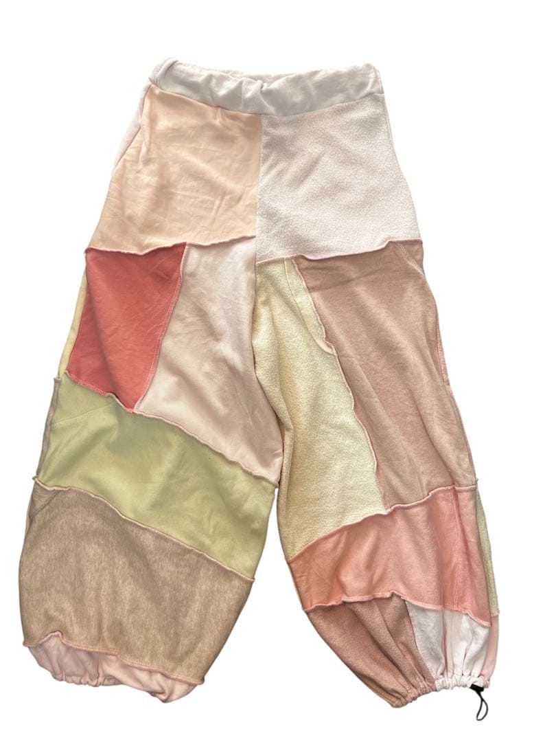 お値下げ 古着リメイク スウェットパンツ パッチワーク 再構築 y2k