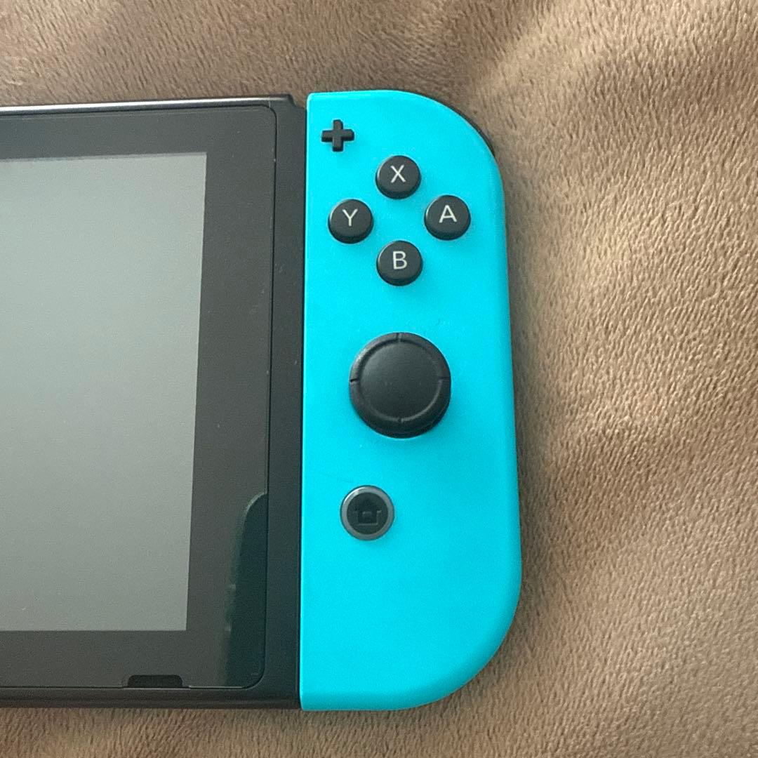 Nintendo Switch 赤/青 本体　マリオオデッセイ　赤いケース付き