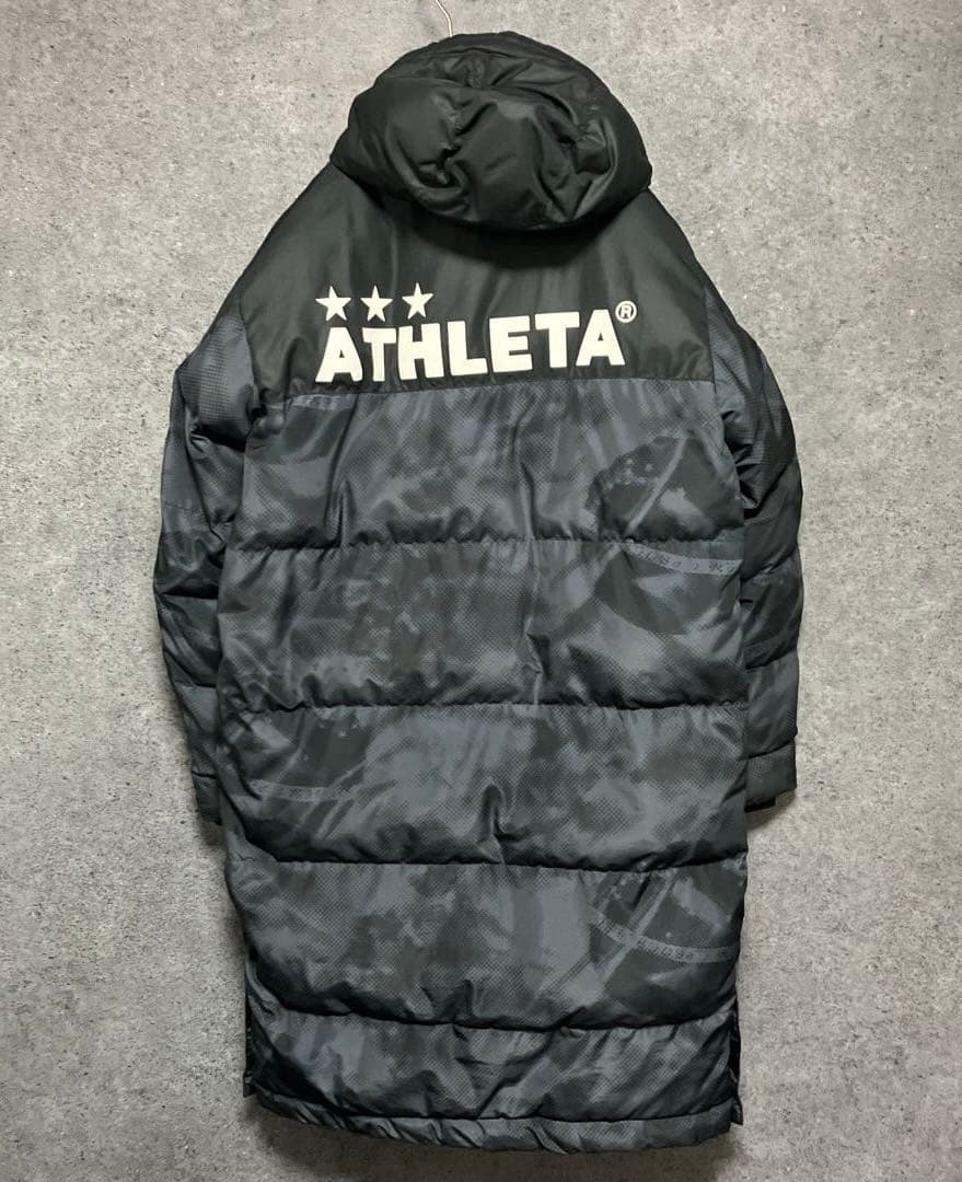 ATHLETA アスレタ　サッカー　フットサル　ベンチコート　カモフラ　S