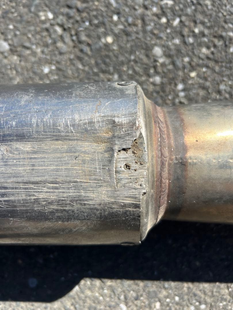 ローバーミニ　センターマフラー　爆音