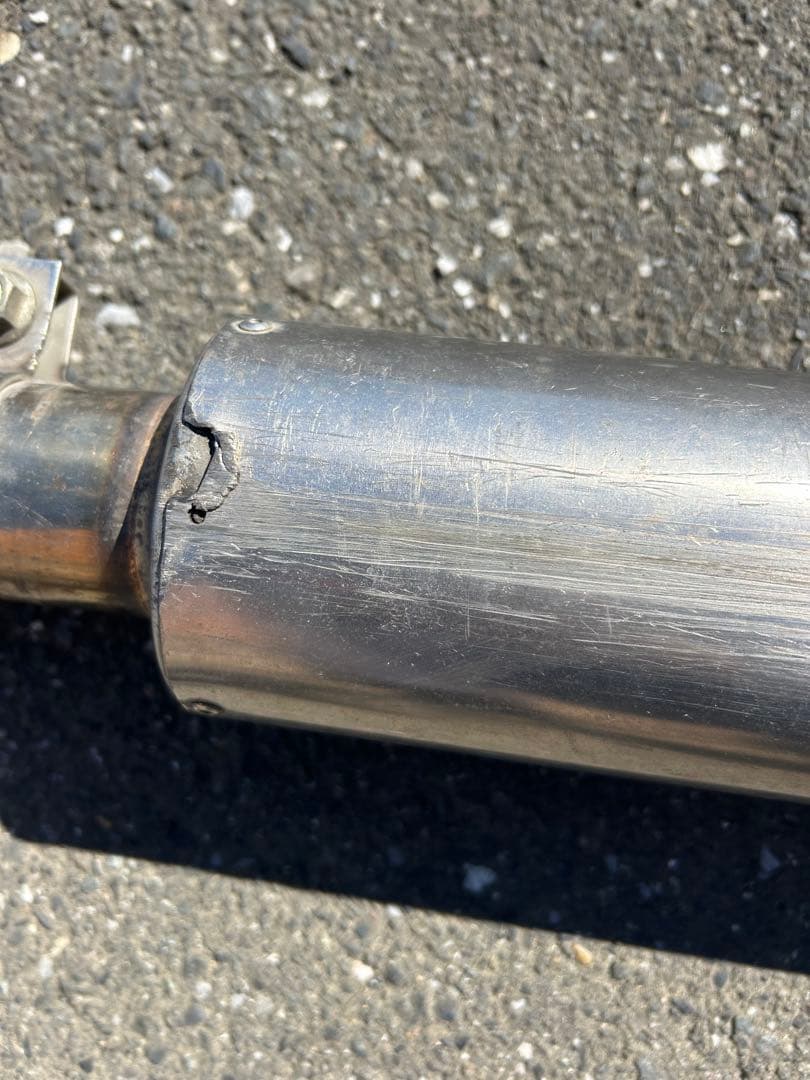 ローバーミニ　センターマフラー　爆音