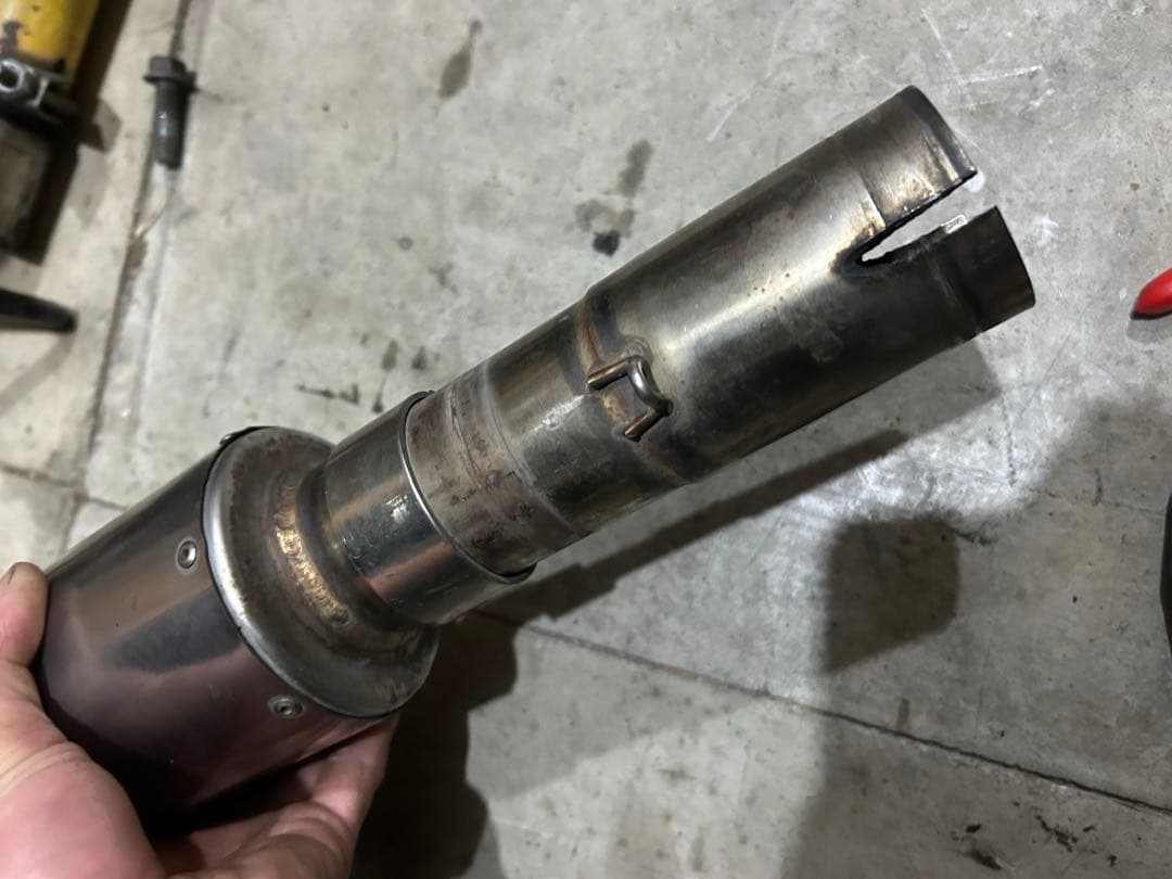 ローバーミニ　センターマフラー　爆音