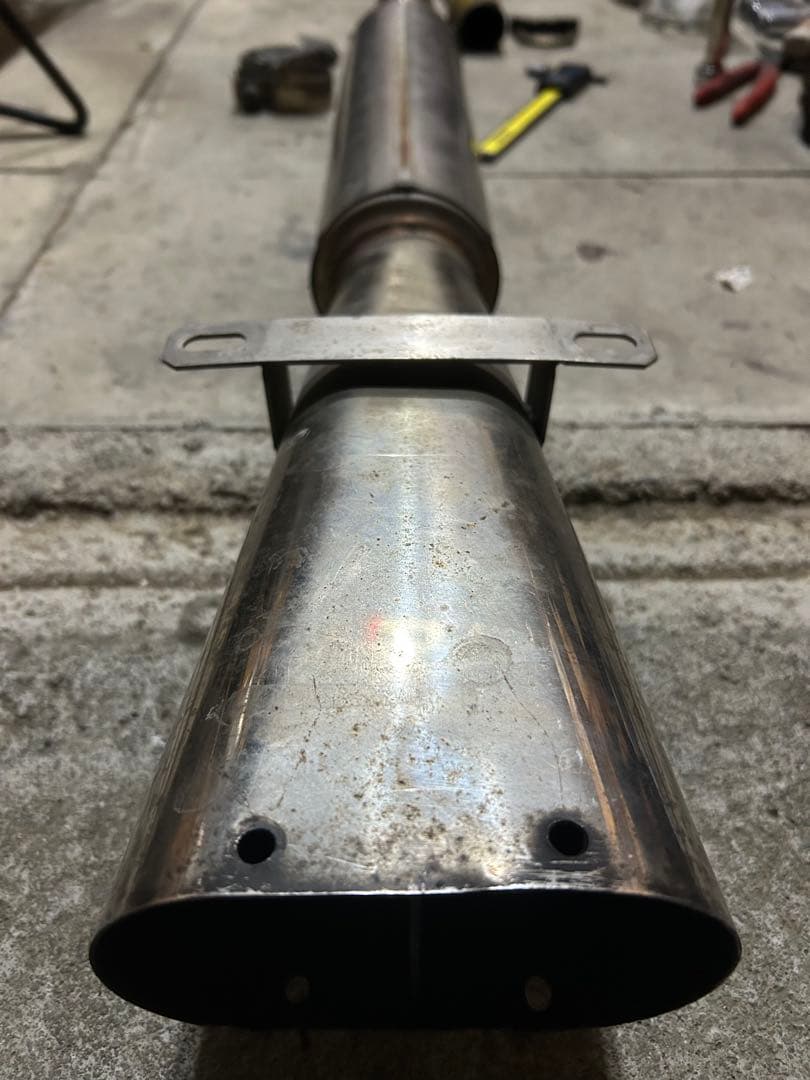 ローバーミニ　センターマフラー　爆音