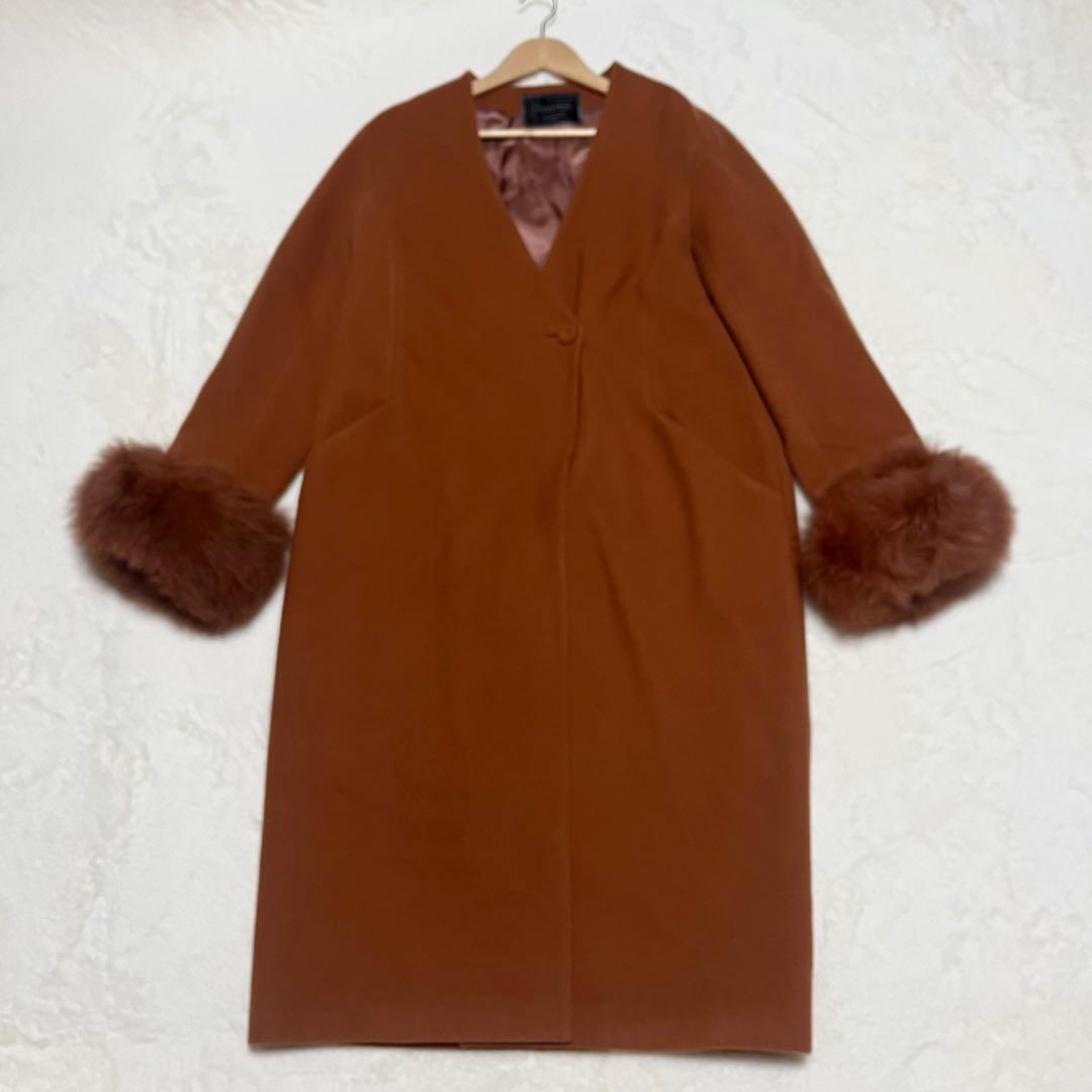 【美品】GRACE CONTINENTAL フォックス カフスビーバー コート