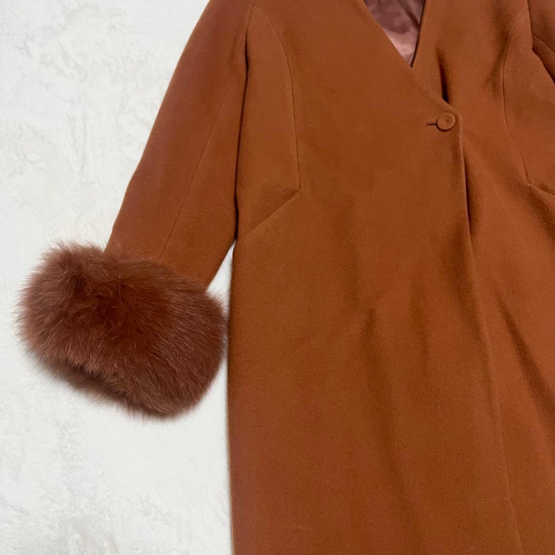【美品】GRACE CONTINENTAL フォックス カフスビーバー コート