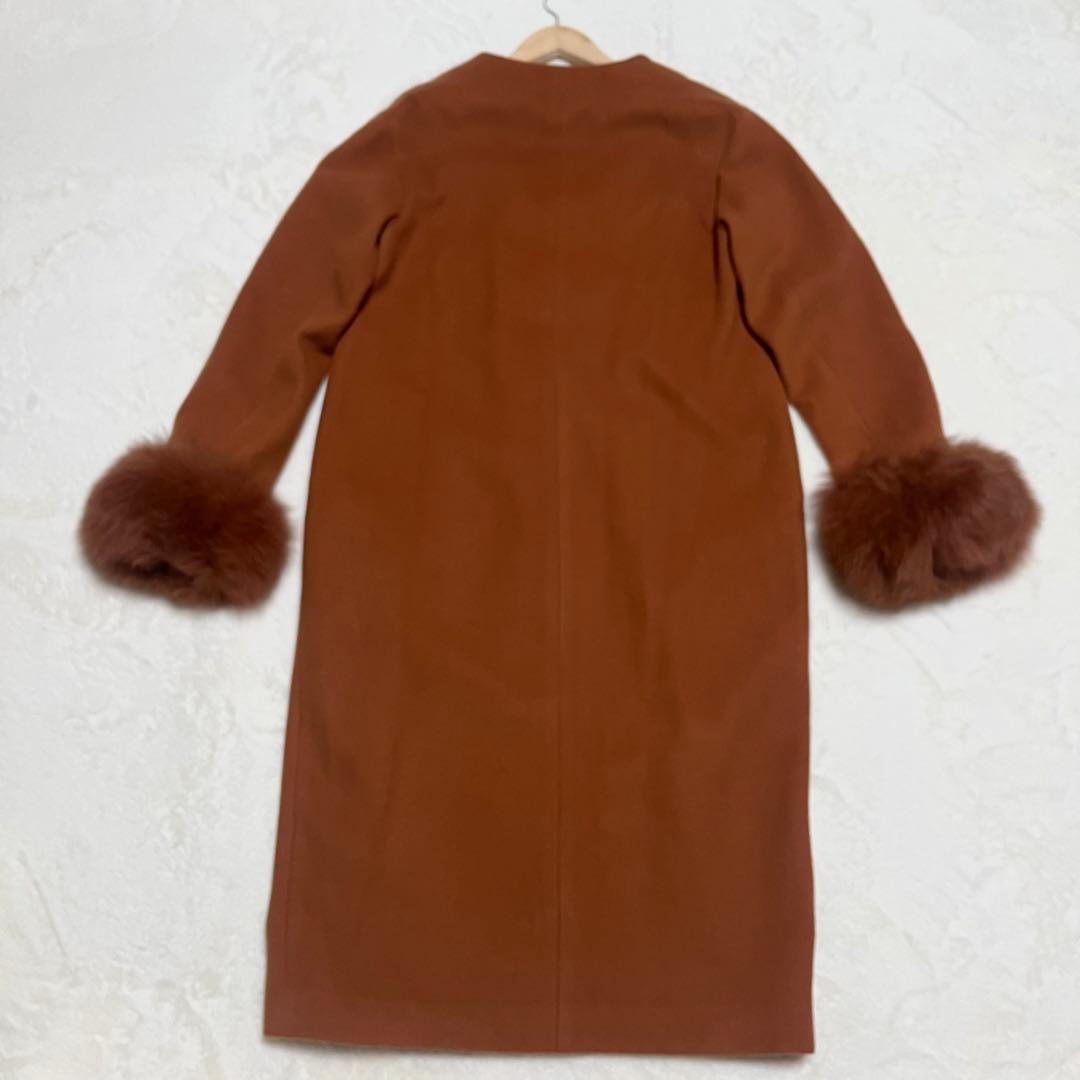 【美品】GRACE CONTINENTAL フォックス カフスビーバー コート