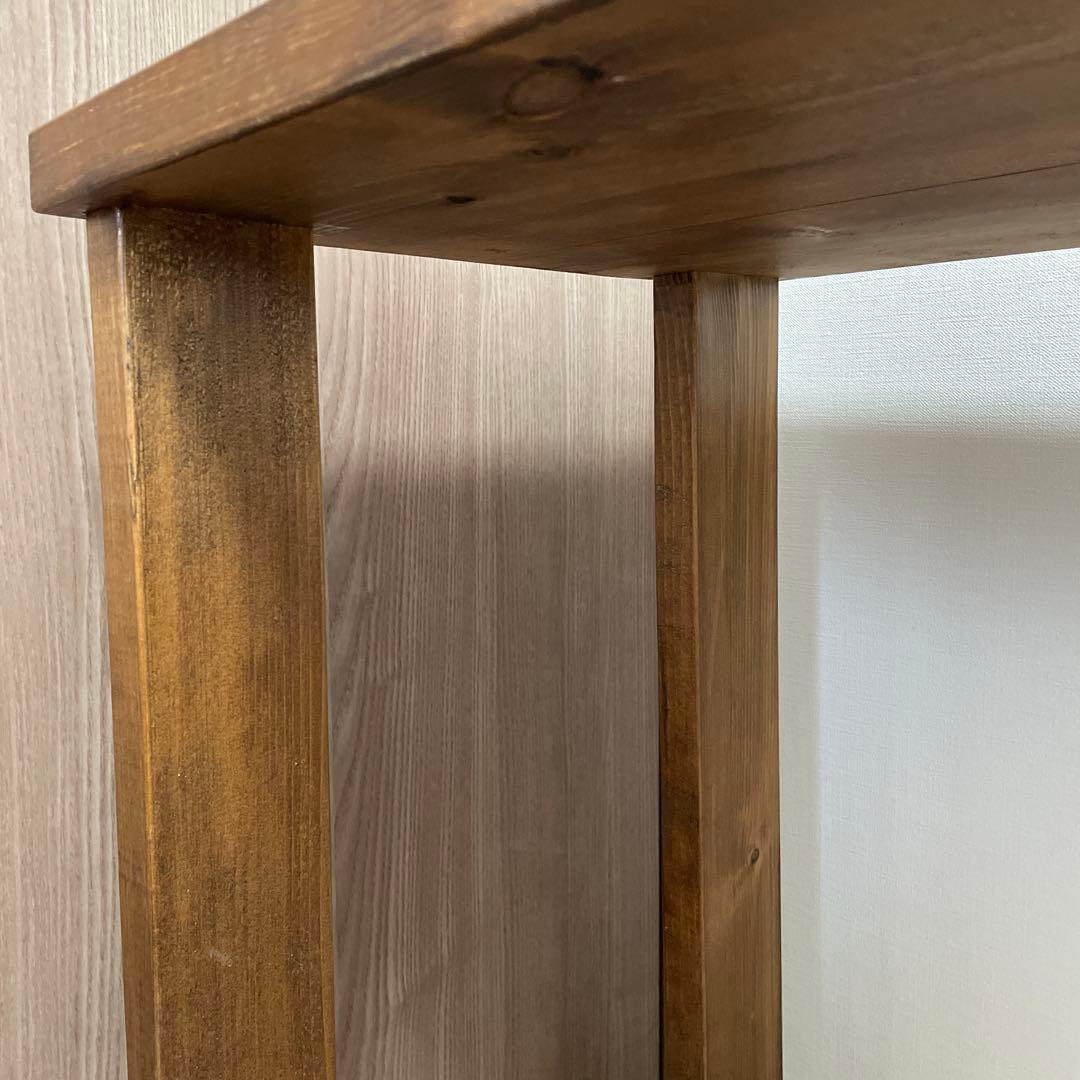 送料無料！！　木製デスク　PCデスク　勉強デスク　机　　77.5×44cm