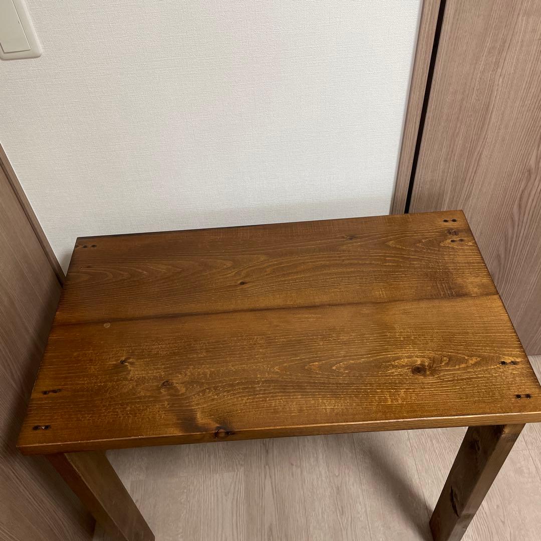 送料無料！！　木製デスク　PCデスク　勉強デスク　机　　77.5×44cm