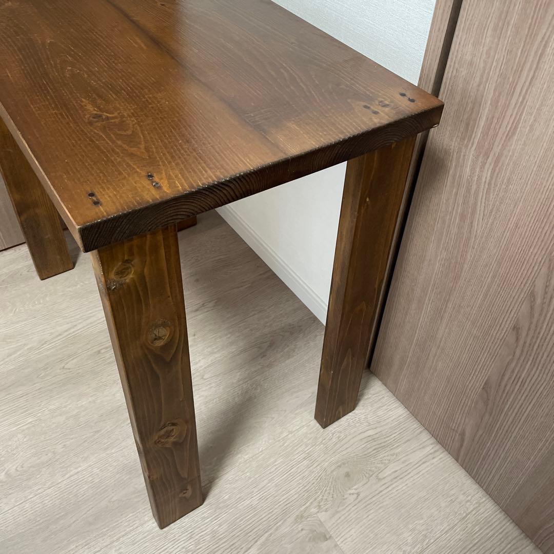 送料無料！！　木製デスク　PCデスク　勉強デスク　机　　77.5×44cm