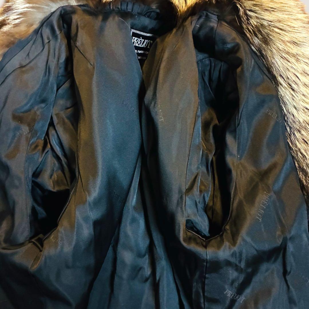 PRELIOT SAGA FOX 肉厚 リアルファー シルバー系