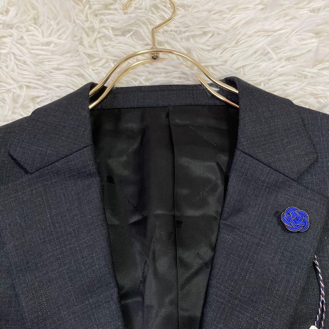 ［未使用］TAKEO KIKUCHI セットアップ チャコール LL フォーマル