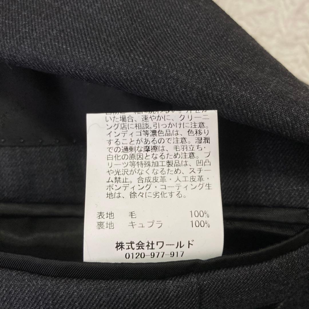 ［未使用］TAKEO KIKUCHI セットアップ チャコール LL フォーマル