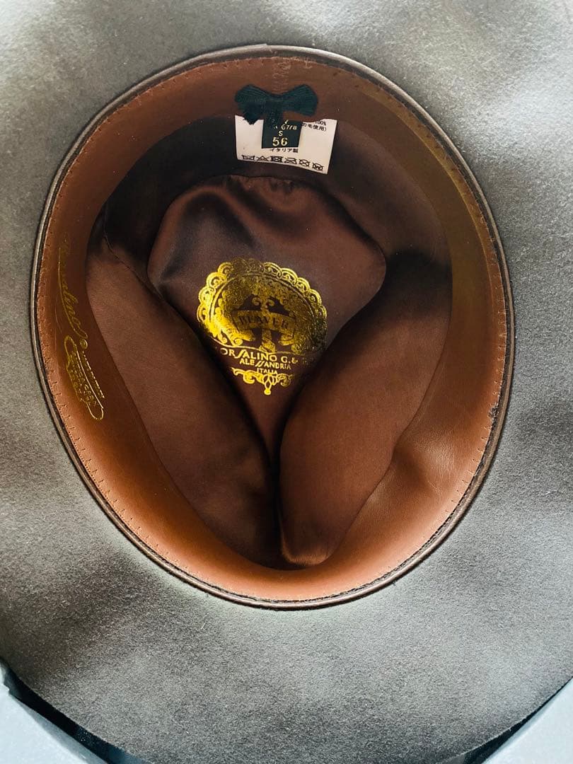 Borsalino/ボルサリーノハット ビーバーファーフェルトハット 帽子
