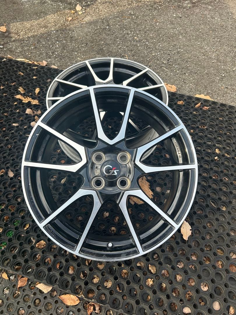 トヨタ　G’s ホイール　2本　アクア　傷あり　17インチ
