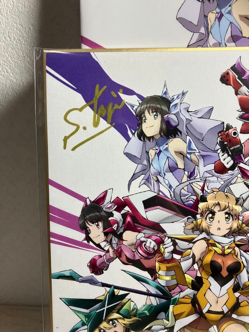 藤本さとる画集　戦姫絶唱シンフォギア　アートワークス　サイン入り色紙付