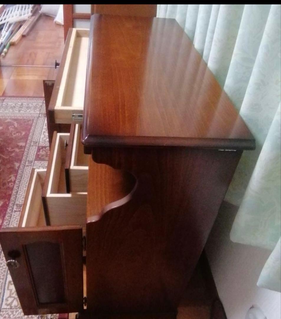 カリモク キャビネット W83×D34×H81