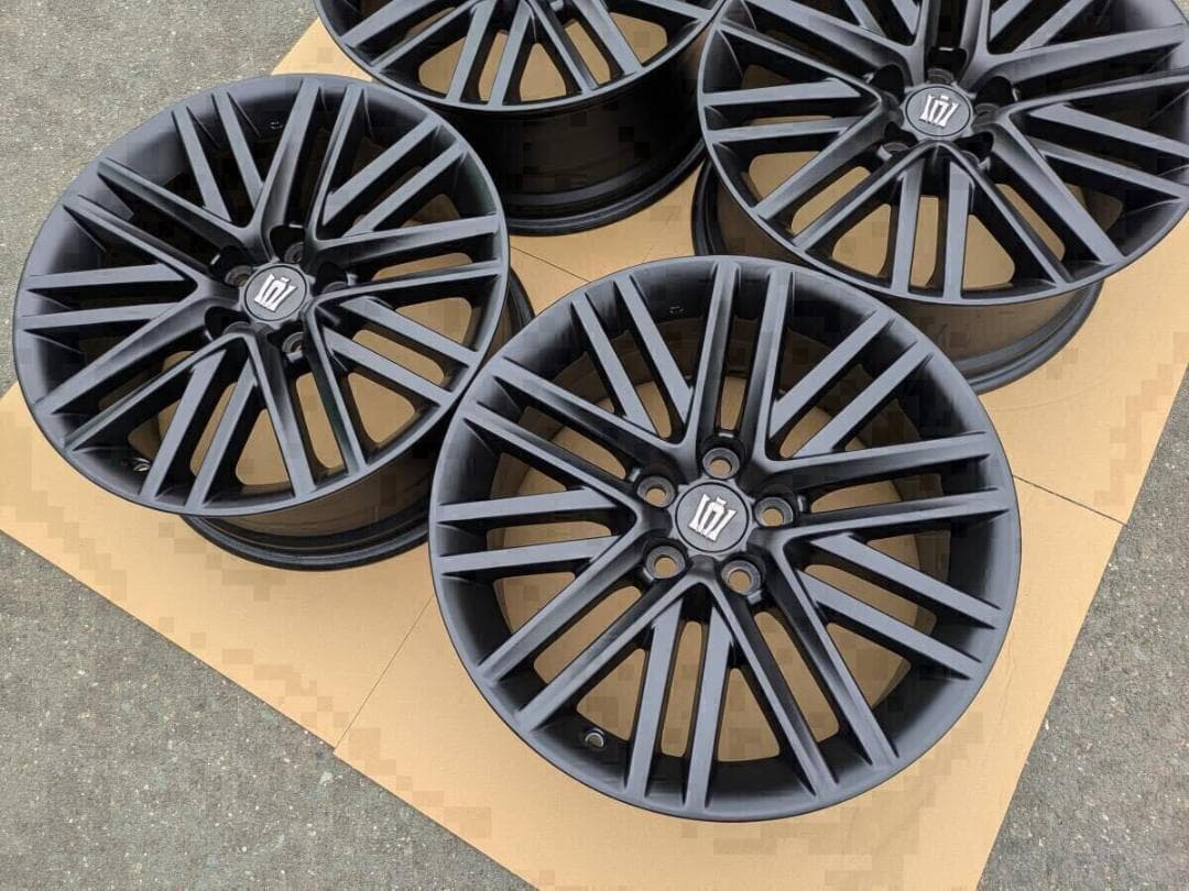 【美品 トヨタ 210系 クラウン 純正 18インチ サテンブラック 4本】