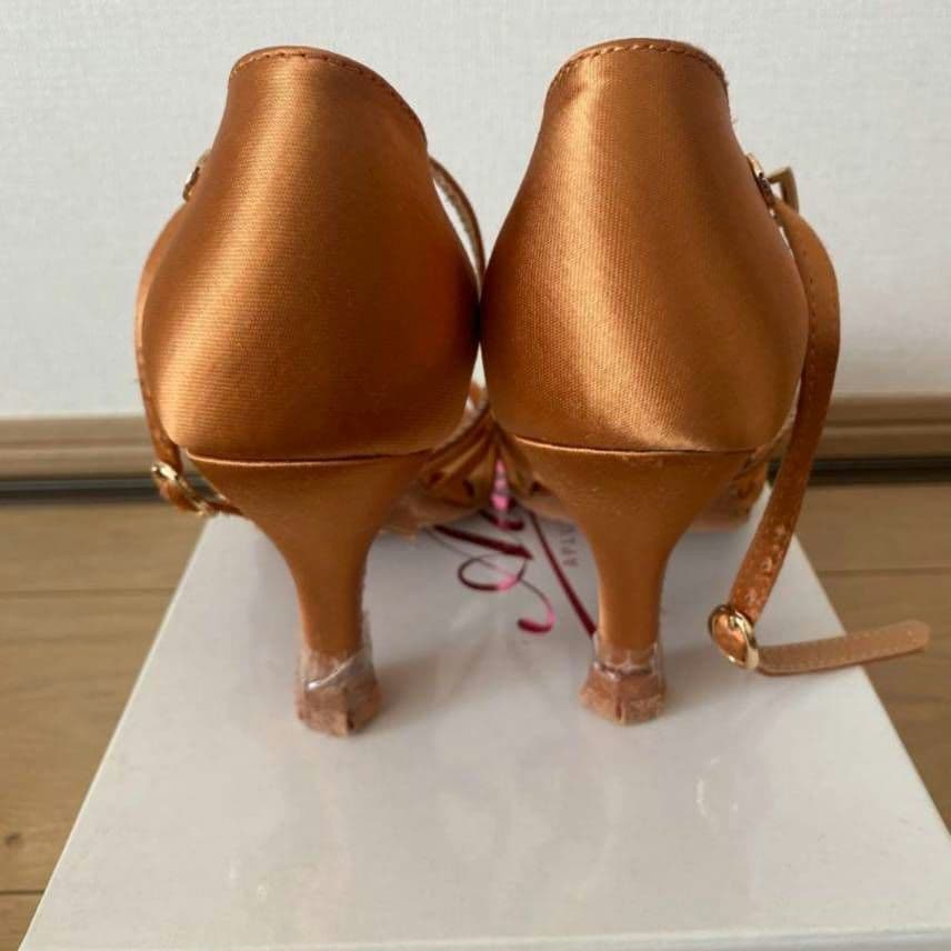 ads 社交ダンス ラテンシューズ 21.5 22 22.5 ヒール サンダル