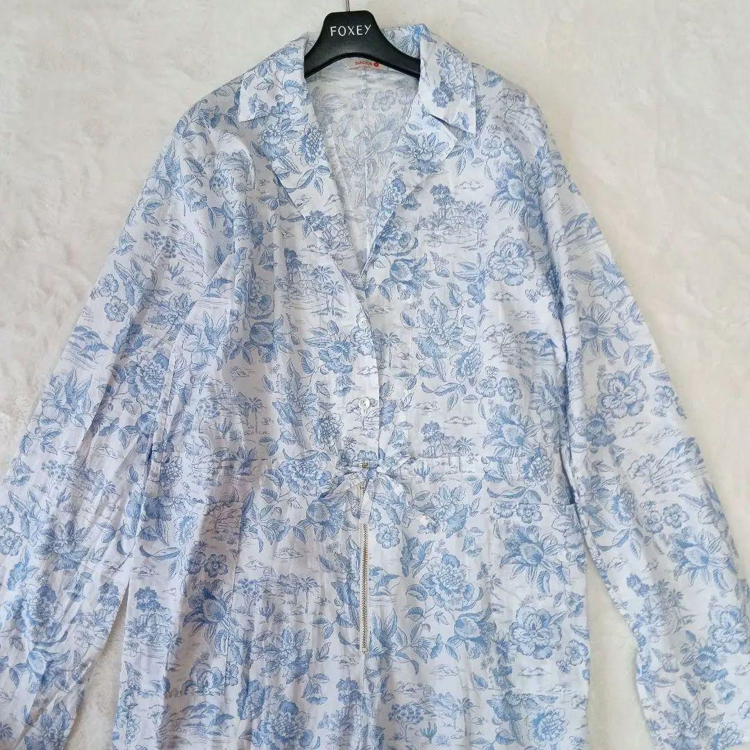 美品　BACCA サマーリバティ コットンコンビネゾン