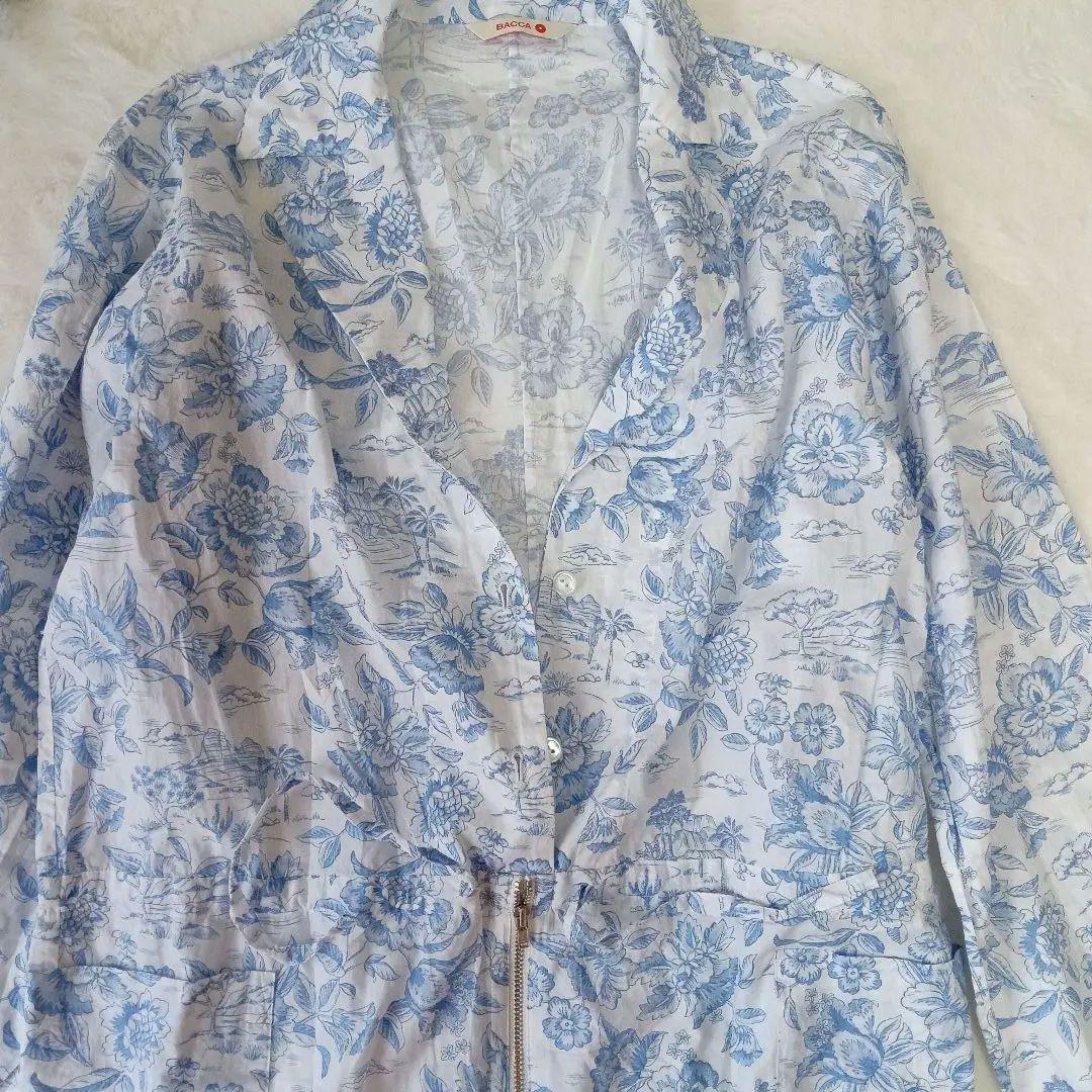 美品　BACCA サマーリバティ コットンコンビネゾン