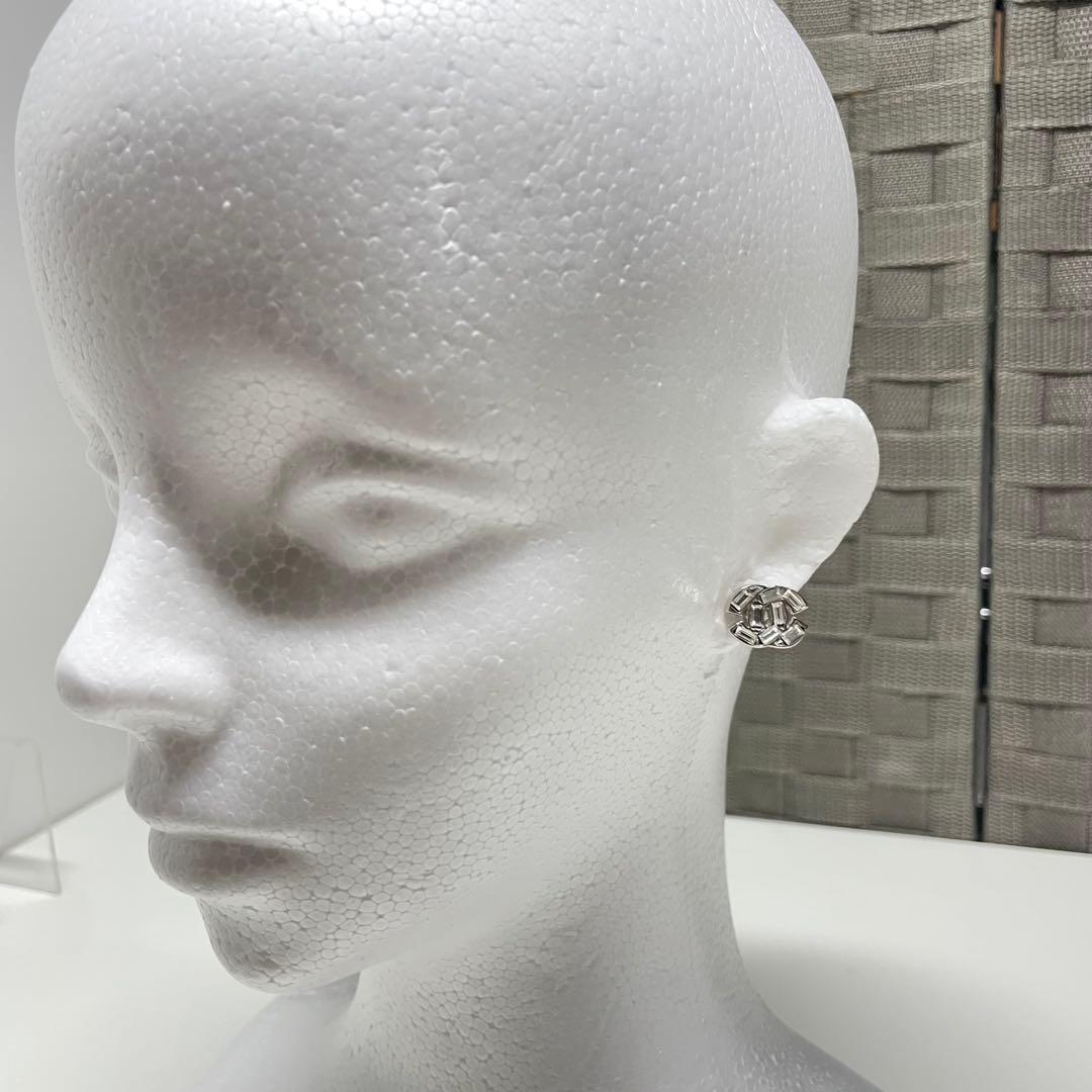 む*ょ様 01年　CHANEL ココマーク　クリスタルピアス