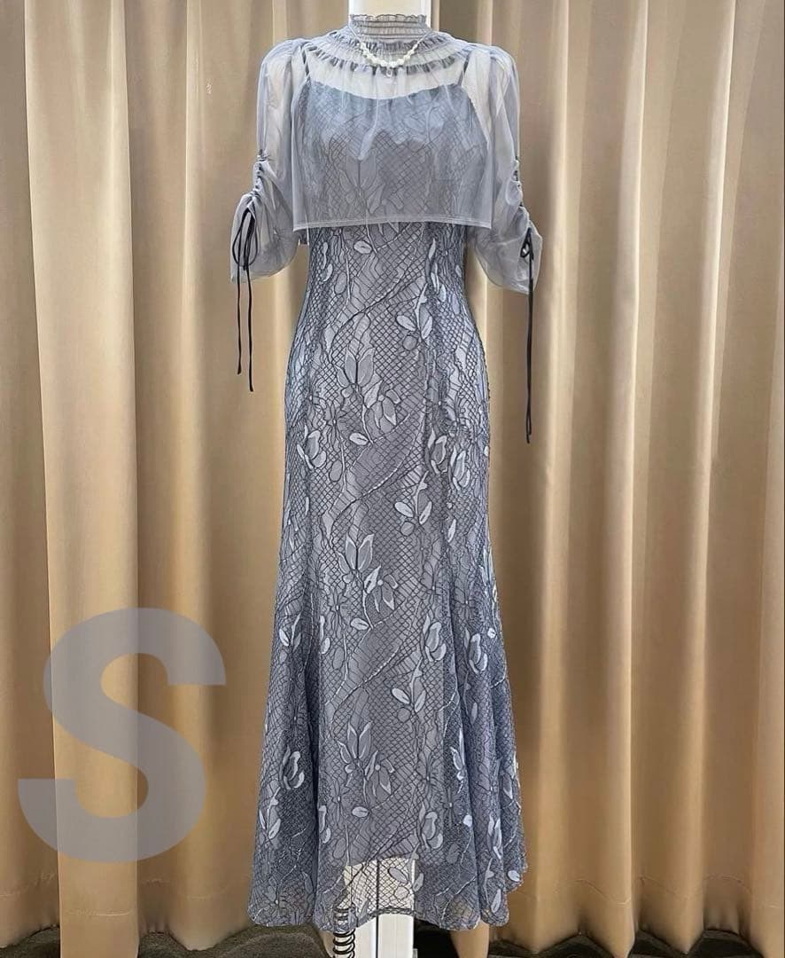 ア★新品タグ付き★ドリードール　チュールボレロレースキャミワンピレイヤード