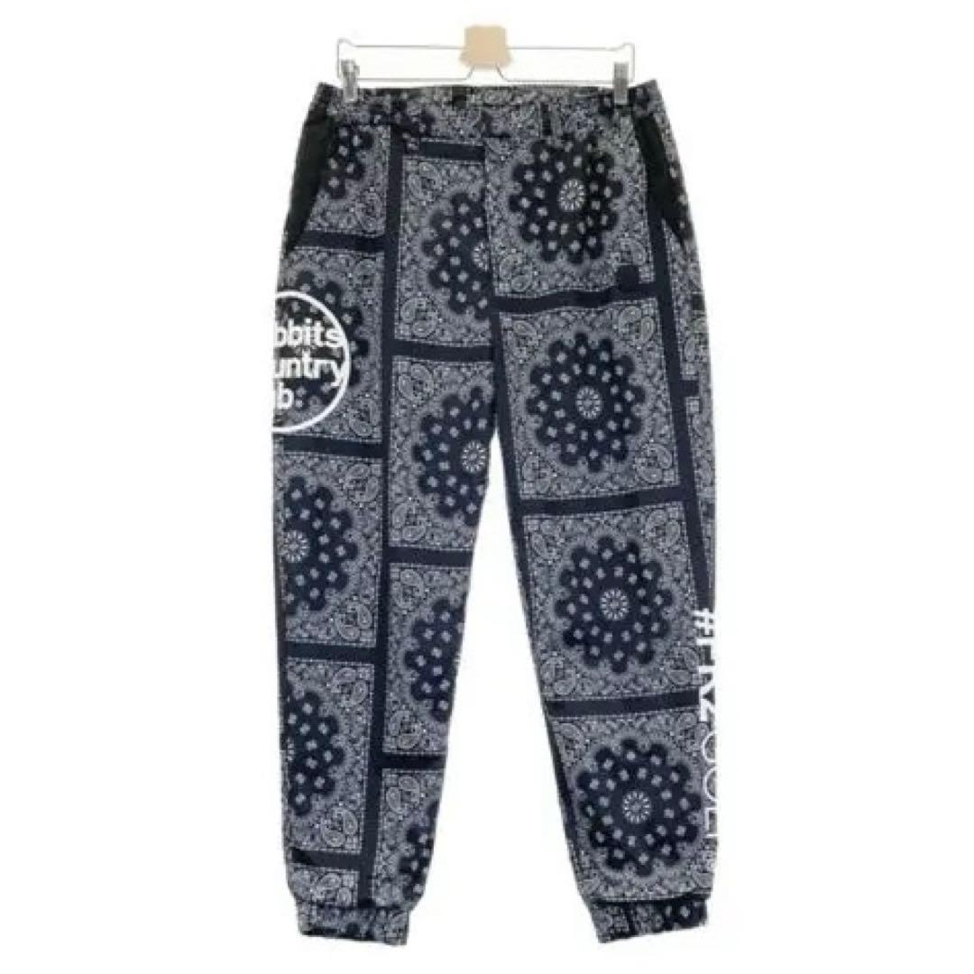 FR2 GOLF エフアールツーゴルフ 中綿パンツ ペイズリー柄 メンズ