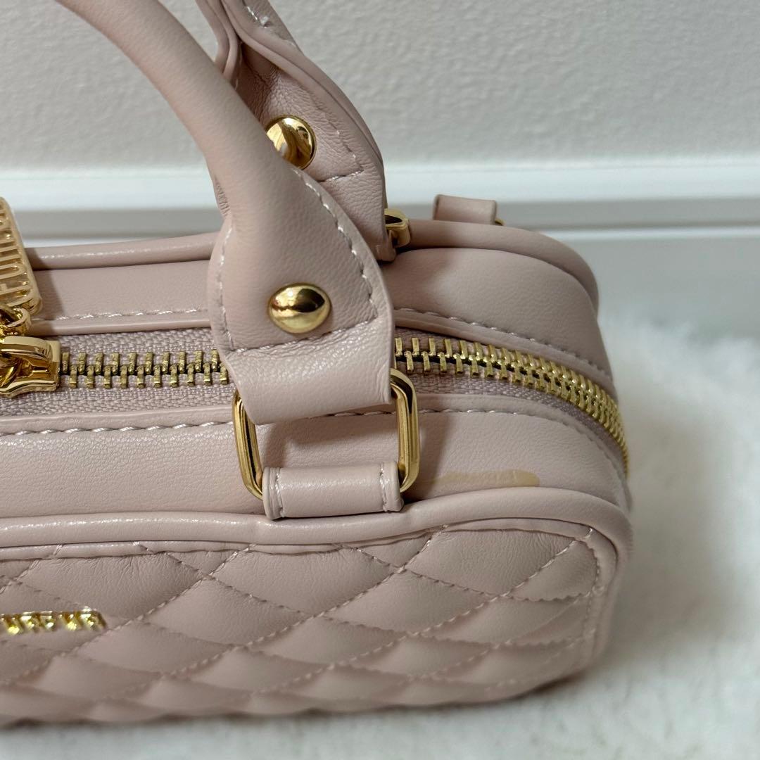 FURFUR キルティングフォンホルダー ピンク