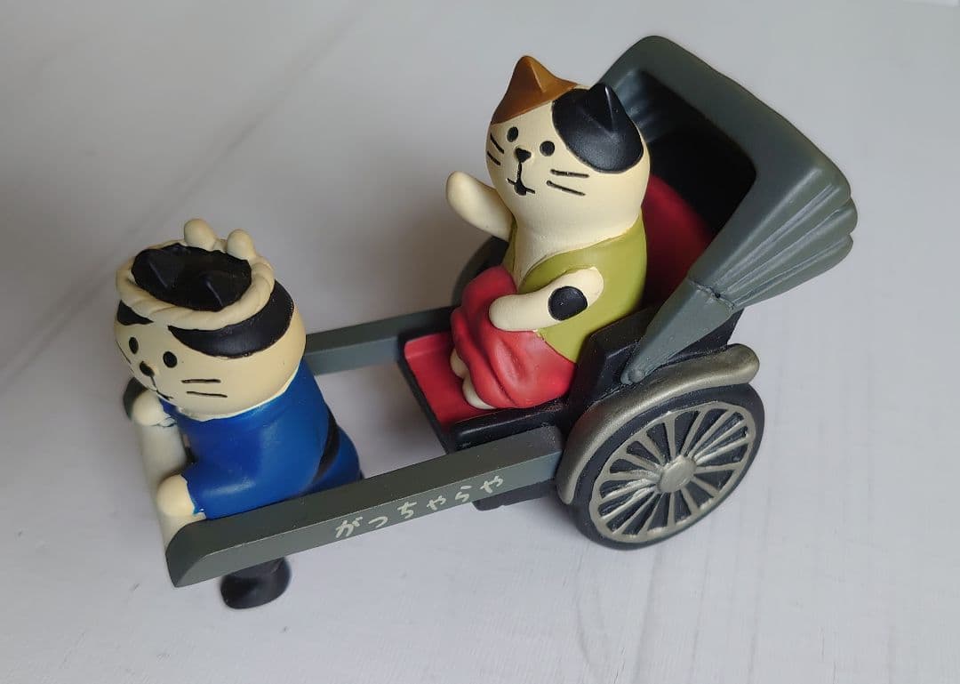 おなつ 限定 がっちゃらや コンコンブル 人力車猫 デコレDECOLE