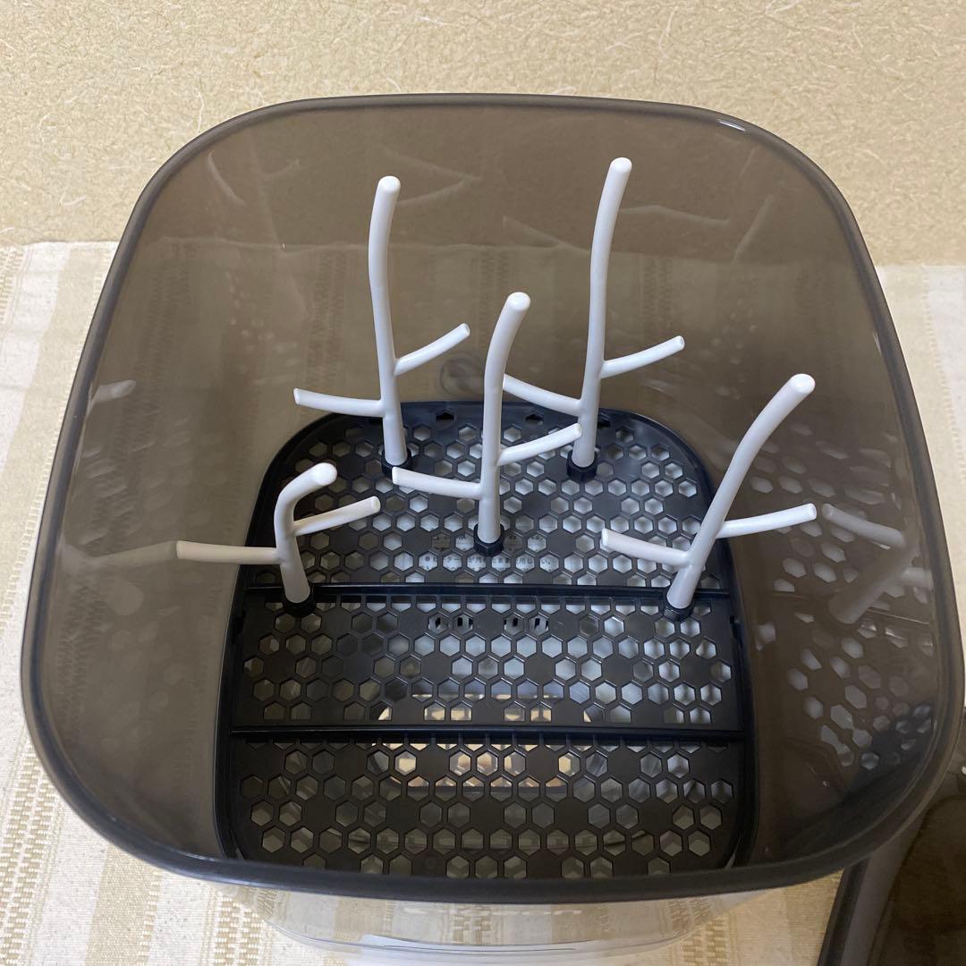 美品 PIGEON ピジョン 哺乳びんスチーム 除菌・乾燥器