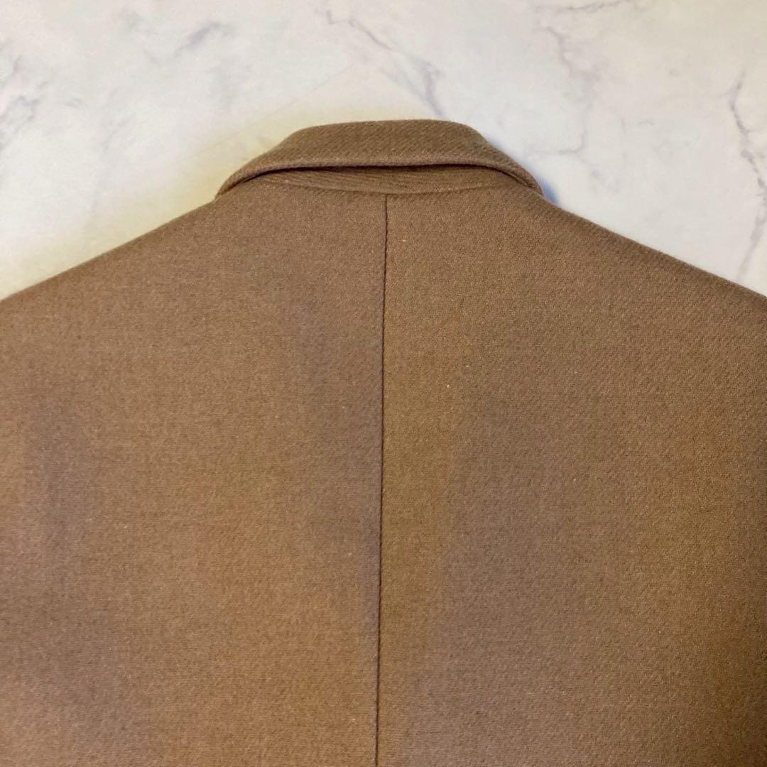 未使用しつけ糸あり✨エディフィス チェスターコート キャメル 手洗い可能
