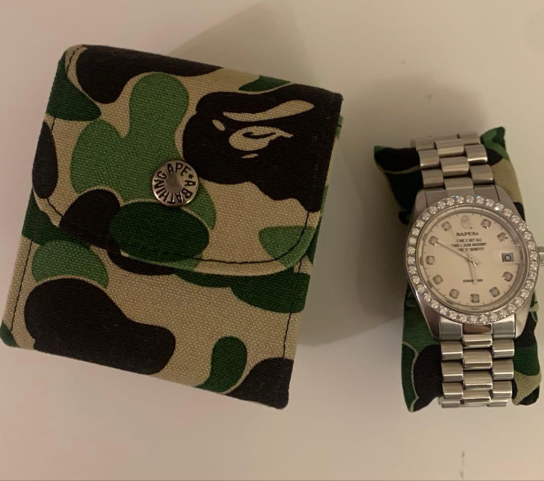 ciscodesu1さま ＢＡＰＥＸ　ラインストーン　腕時計