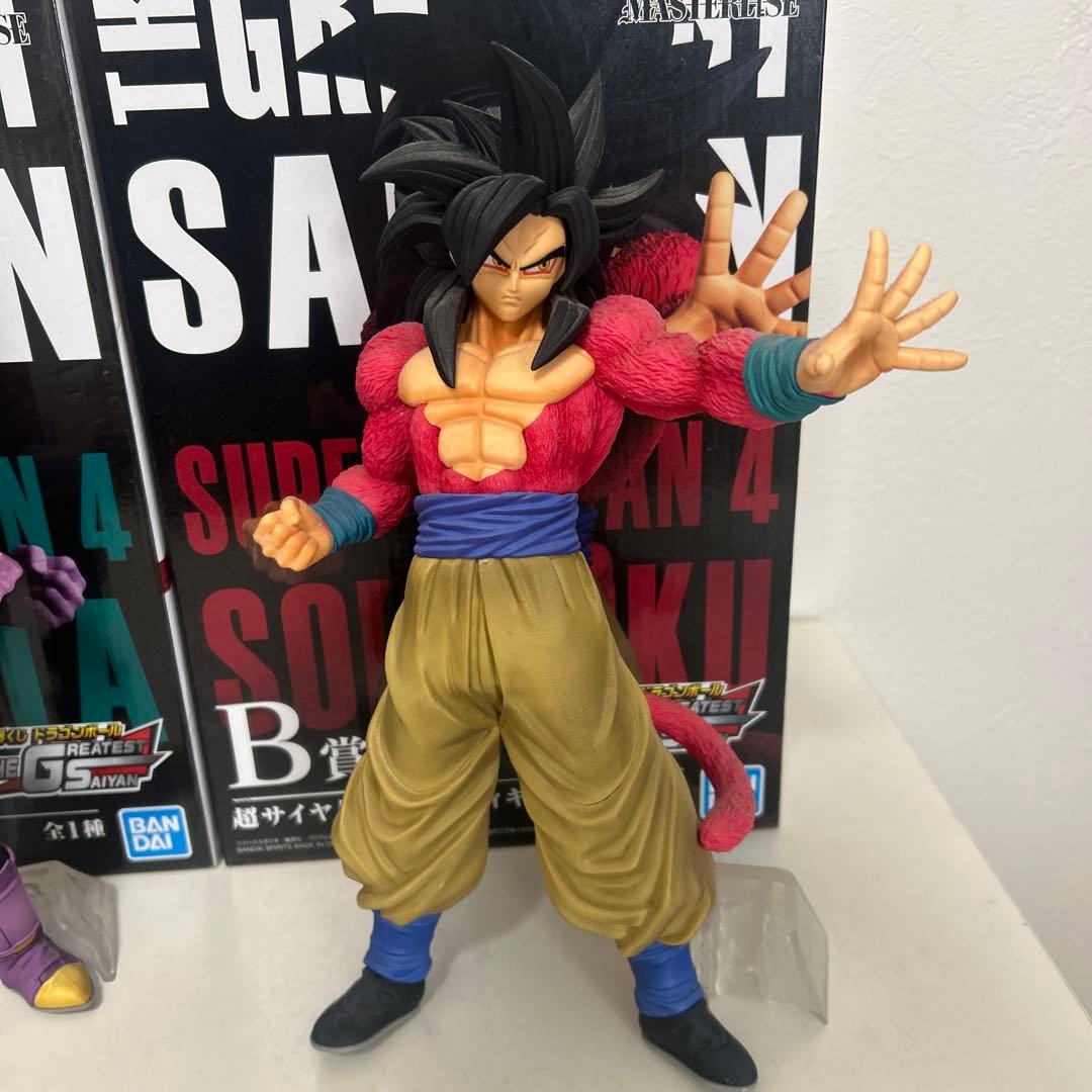 DB 一番くじ　超サイヤ人4 孫悟空 & ベジータ フィギュアセット