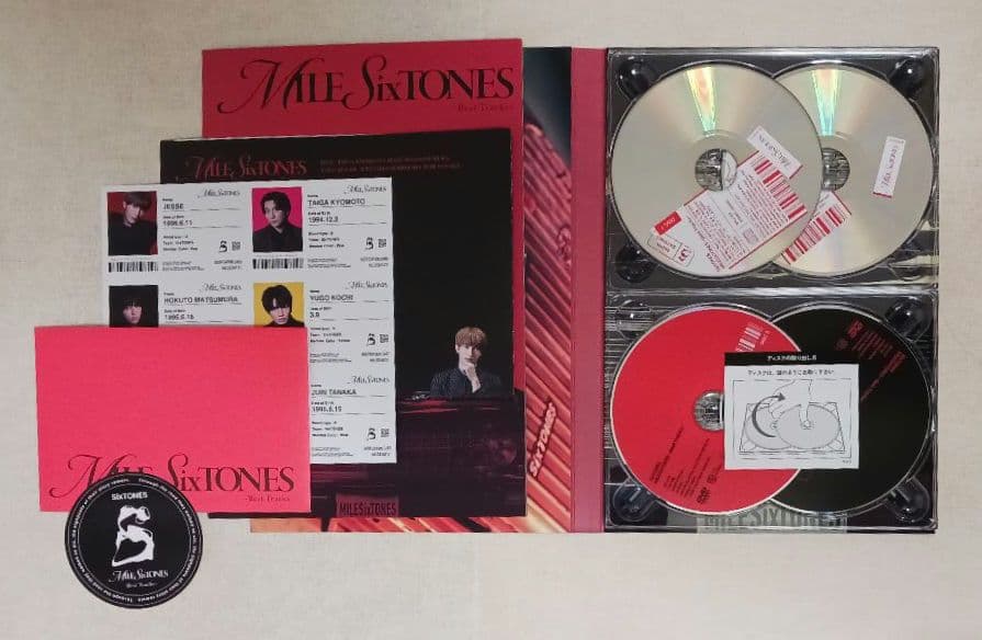 MILESixTONES -Best Tracks-　3形態セット　特典抜けなし