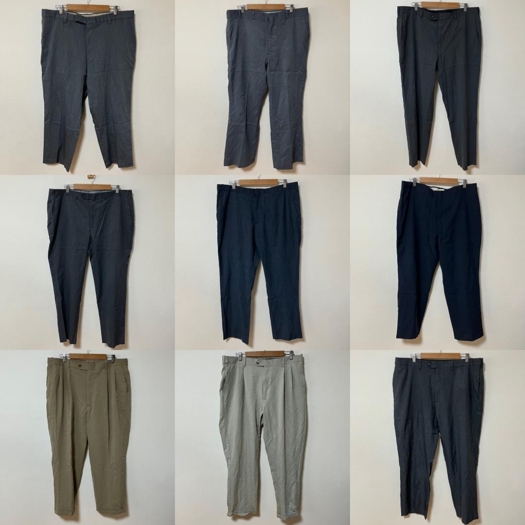 メンズ　スラックス　パンツ　30着セット　まとめ売り　古着　ベール　ビッグサイズ